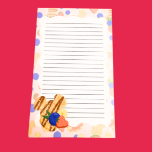 Mickey Waffle Notepad